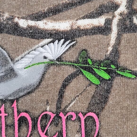 Real-Tree Christian Hebrew 6:19 Shirt Womens Medium 19x25 Brown - Picture 7 of 14